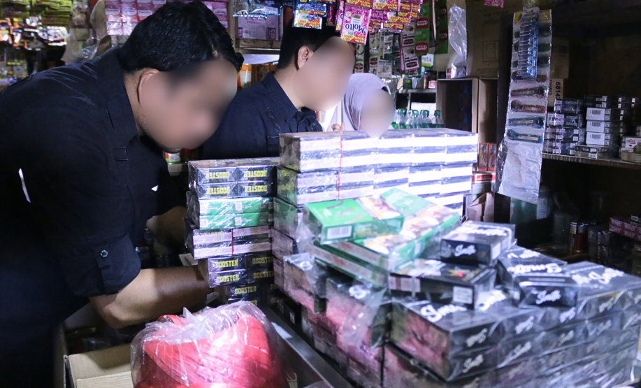 Operasi Bersama Rokok Ilegal di Kabupaten Gowa