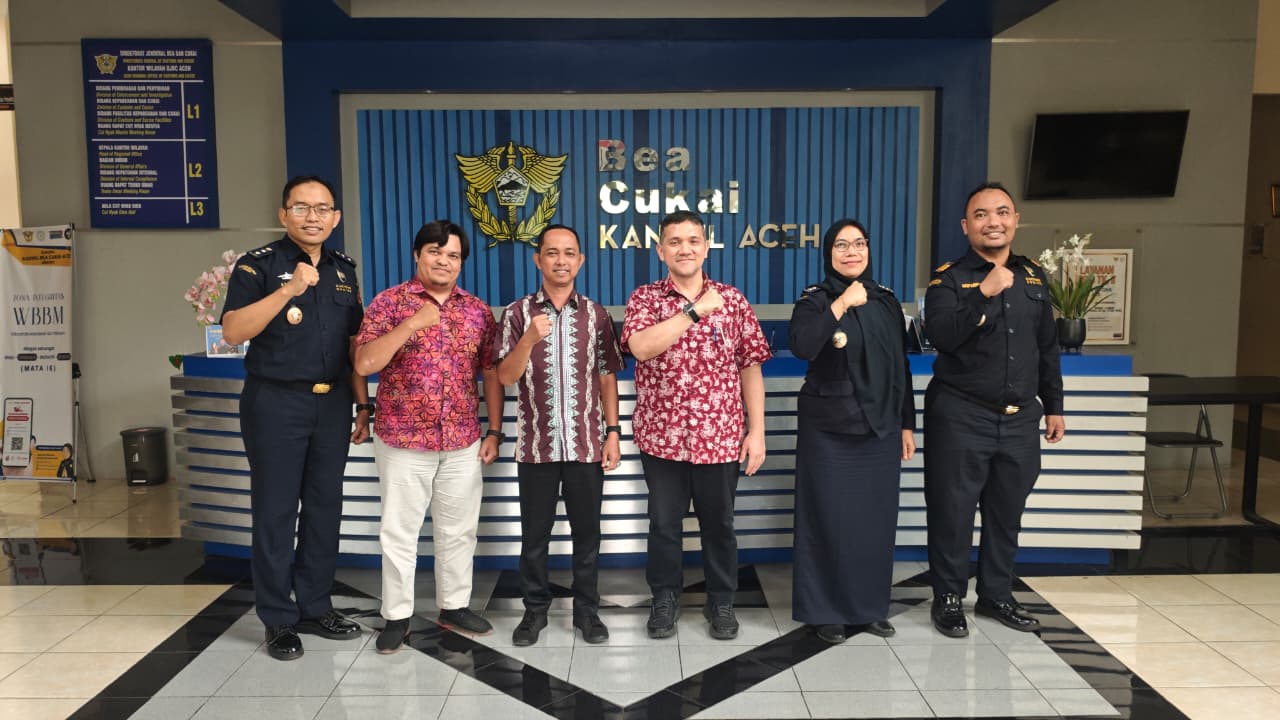 Bea Cukai Aceh dan Disperindag Aceh Bahas Penguatan Ekspor Impor untuk Pertumbuhan Ekonomi Aceh