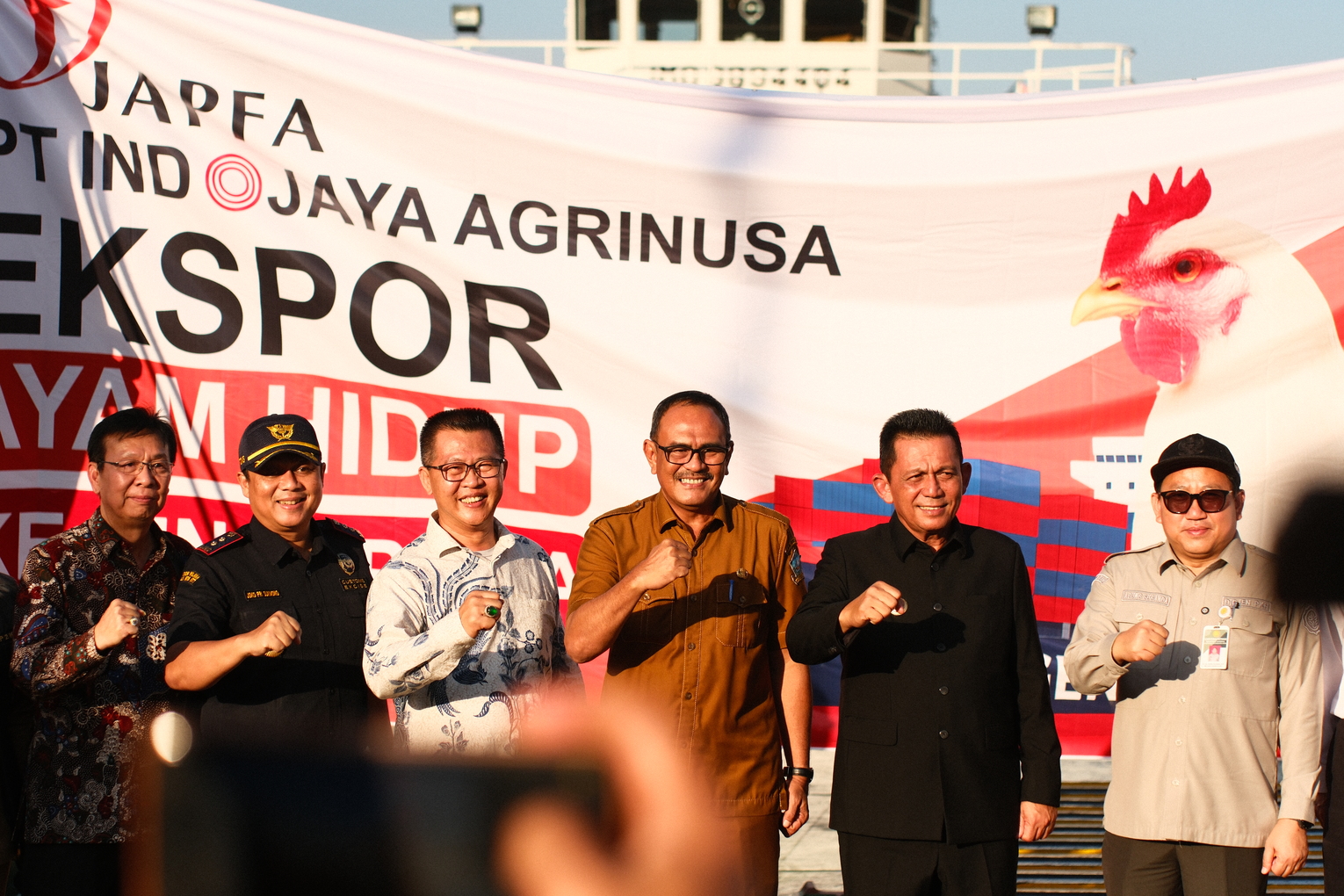 Pelepasan Ekspor 54.000 Kg Ayam Hidup ke Singapura