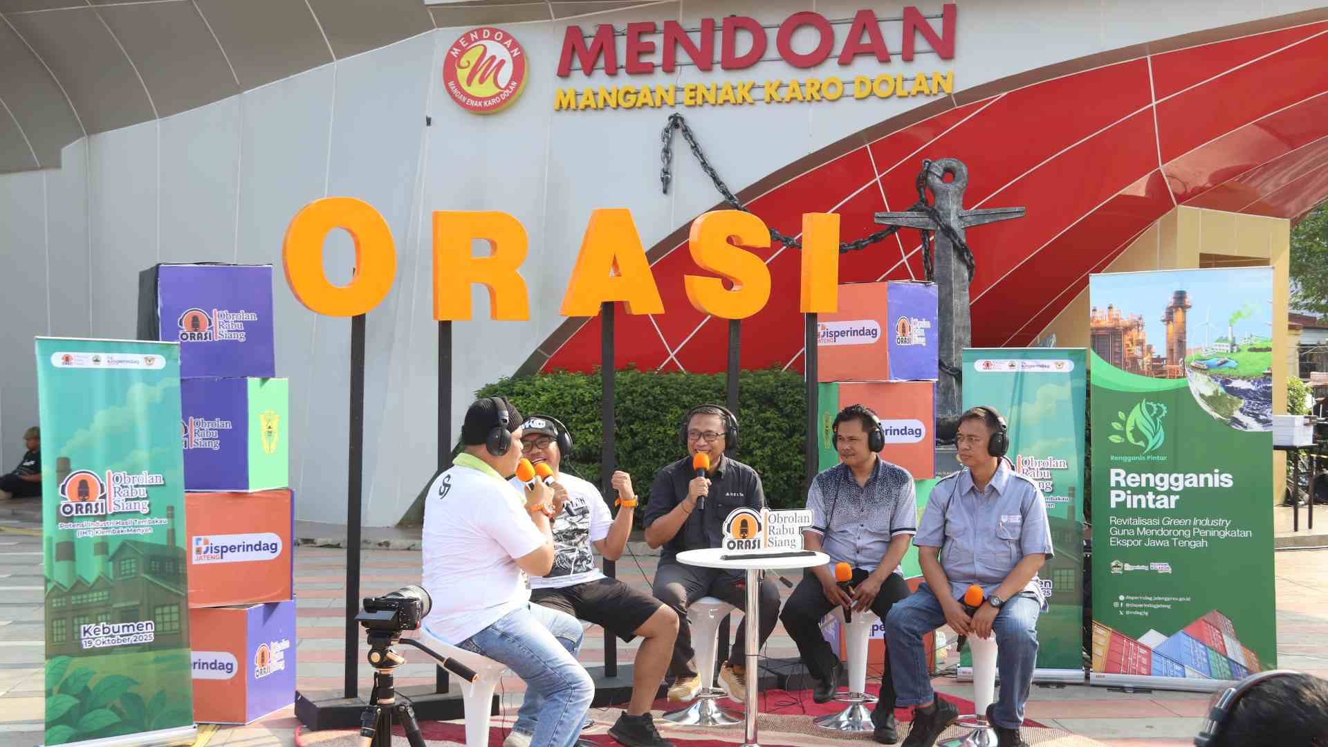 Dorong Klembak Menyan "Naik Kelas", Kanwil Bea Cukai dan Disperindag Gelar Podcast di CFD Alun-Alun Kebumen