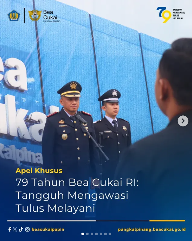 Apel Khusus 79 Tahun Bea Cukai Republik Indonesia