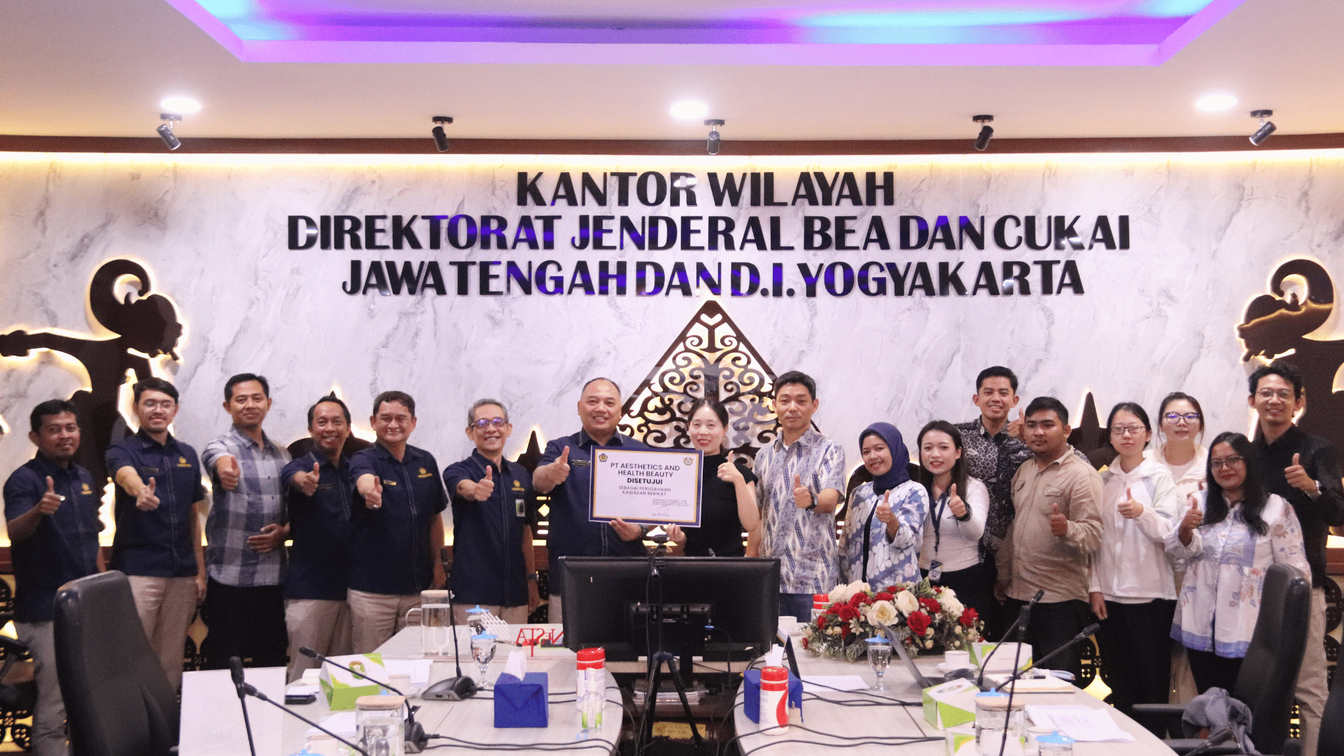 Kosmetik Buatan Demak Tembus Pasar Dunia, Bea Cukai Fasilitasi PT Aesthetic and Health Beauty