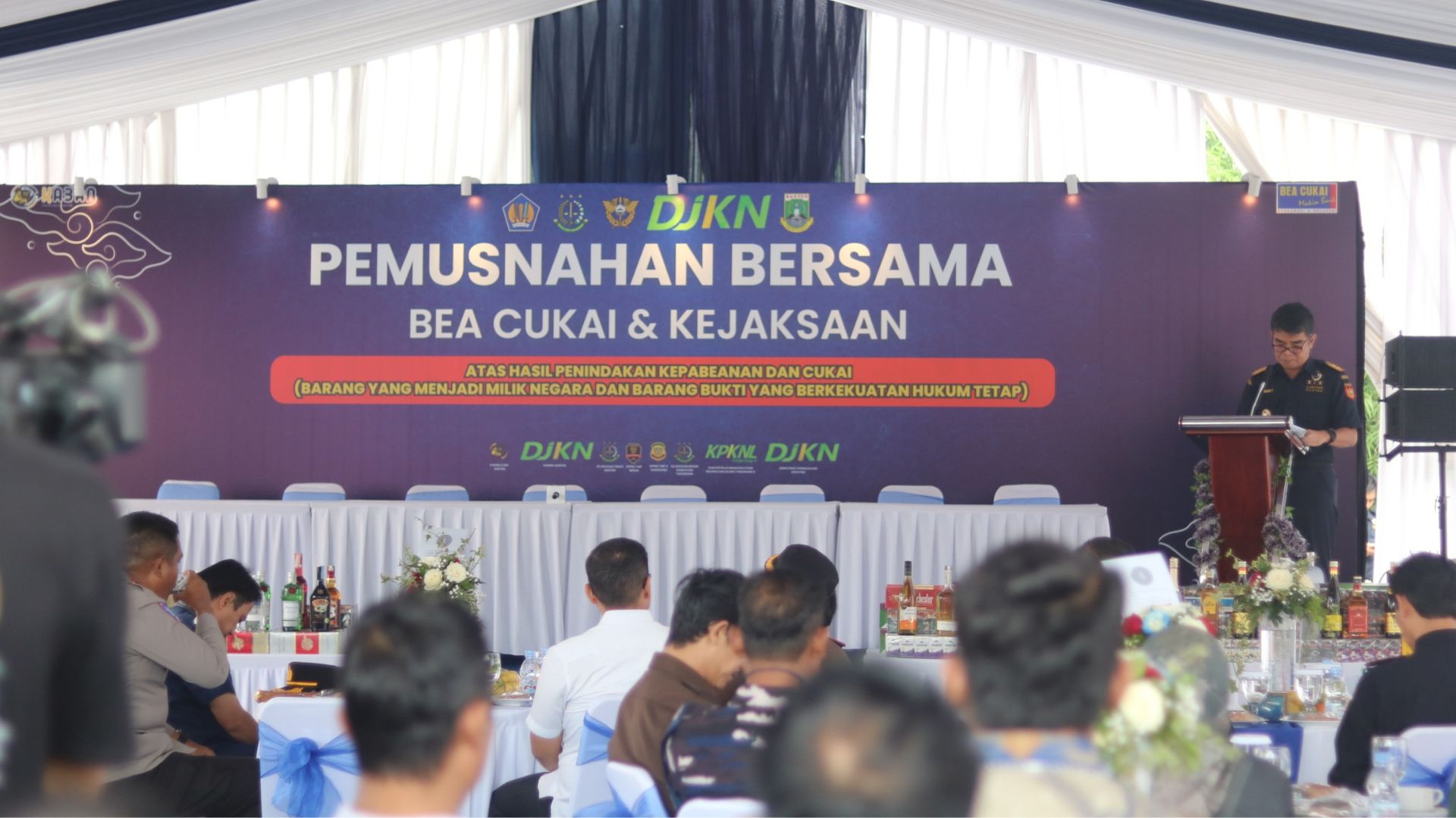 Bea Cukai Banten dan Kejaksaan Musnahkan Barang Kena Cukai Ilegal Senilai Rp 53,76 Miliar