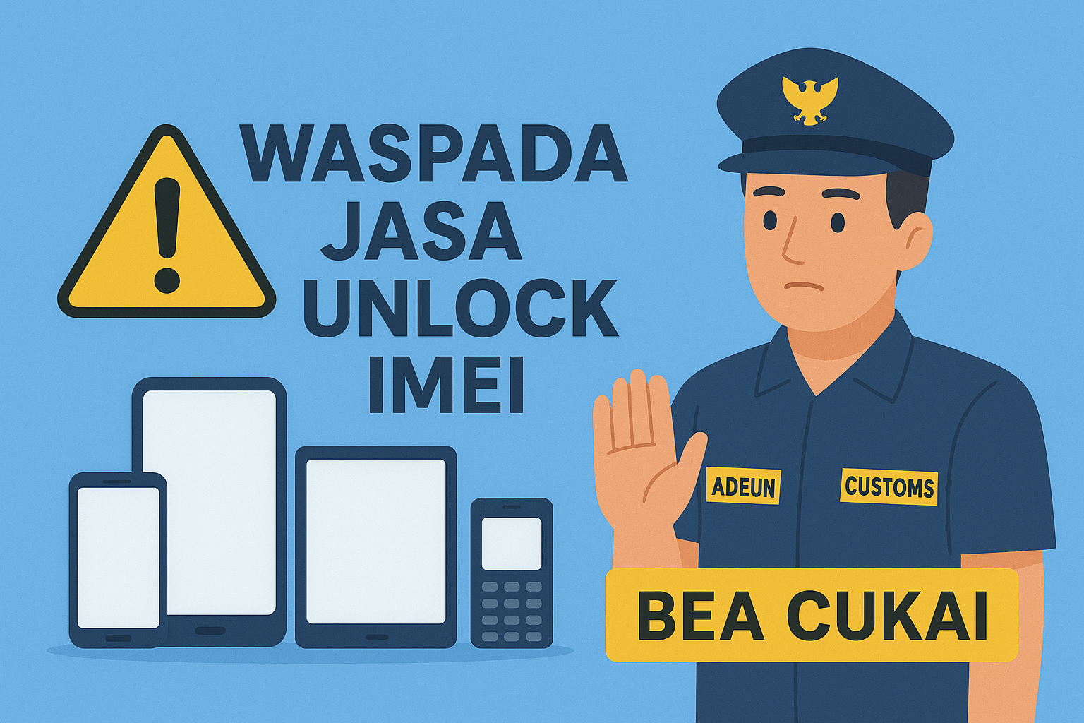 Bea Cukai Aceh Imbau Masyarakat Waspadai Jasa Unlock IMEI iPhone Inter