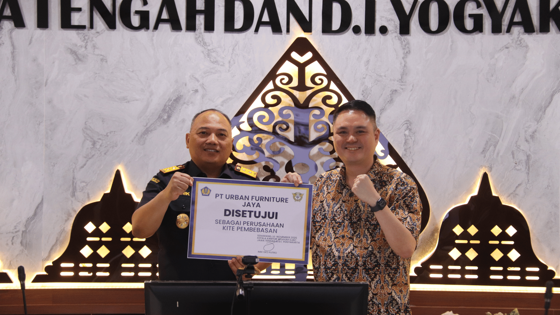 Industri Kayu Karanganyar Tembus Pasar Dunia, Bea Cukai Resmikan Fasilitas KITE Pembebasan