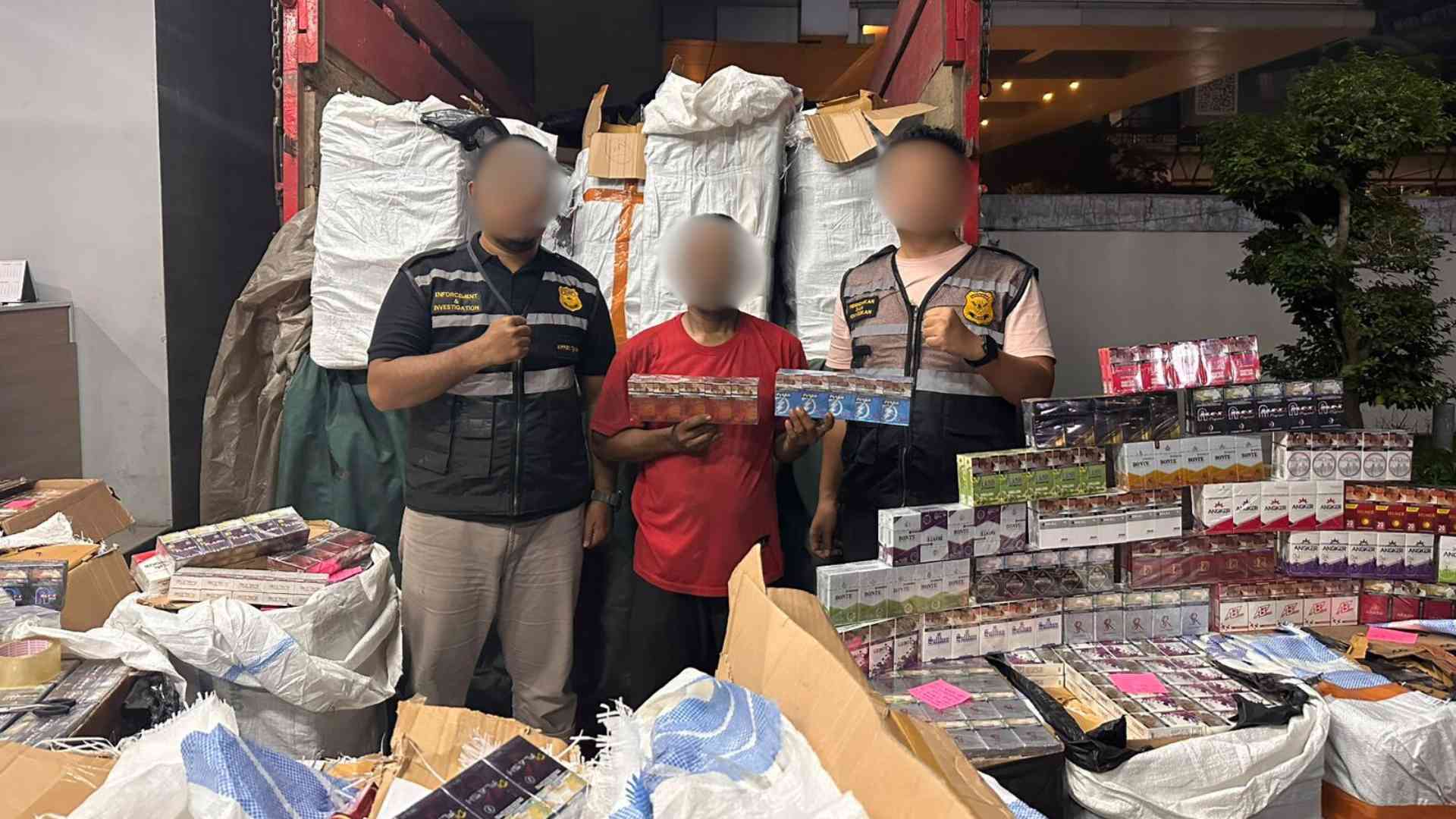 Bea Cukai Jateng DIY Gagalkan Penyelundupan 2,39 Juta Batang Rokok Ilegal