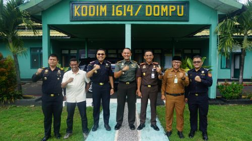 Koordinasi dan SInergi Bea Cukai Sumbawa dengan Aparat Penegak Hukum dan Pemerintah Kabupaten Dompu