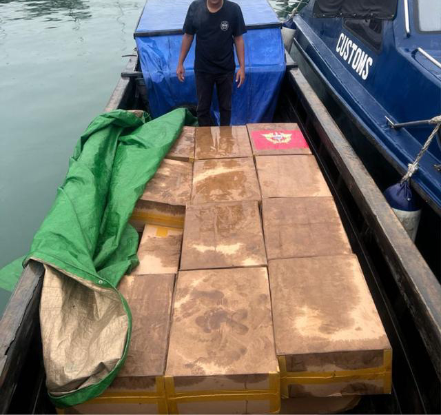 Rokok PSG dan UFO MIND Disikat Bea Cukai Batam