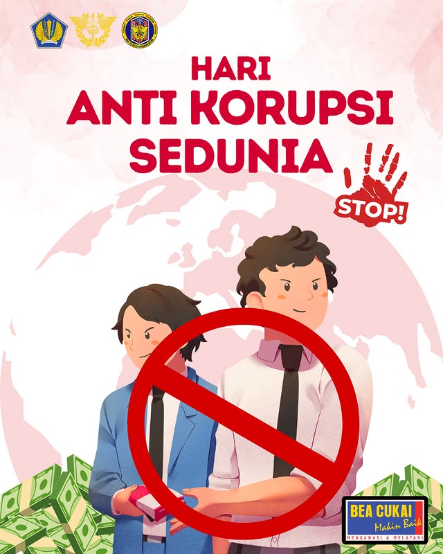 Bea Cukai Manokwari Memperingati Hari Anti Korupsi Sedunia dengan Pelaksanaan Upacara Khusus di Lingkungan Kantor