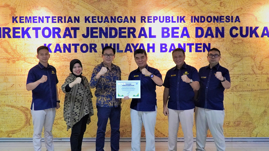 Wujudkan Pelayanan Prima, Bea Cukai Banten Raih Penghargaan