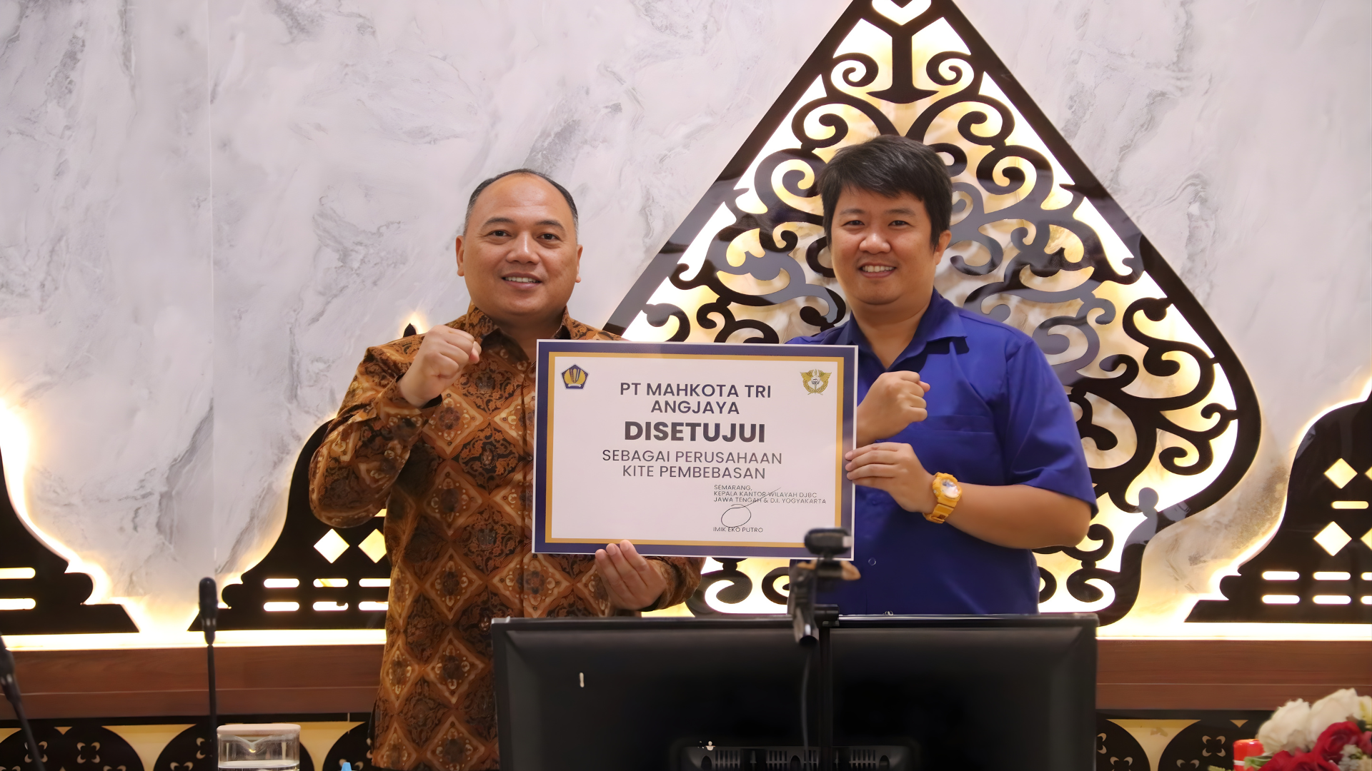 Dukung Ekspor ke Jerman, Bea Cukai Jateng DIY Beri KITE Pembebasan untuk Produsen Bulu Mata Palsu Purbalingga