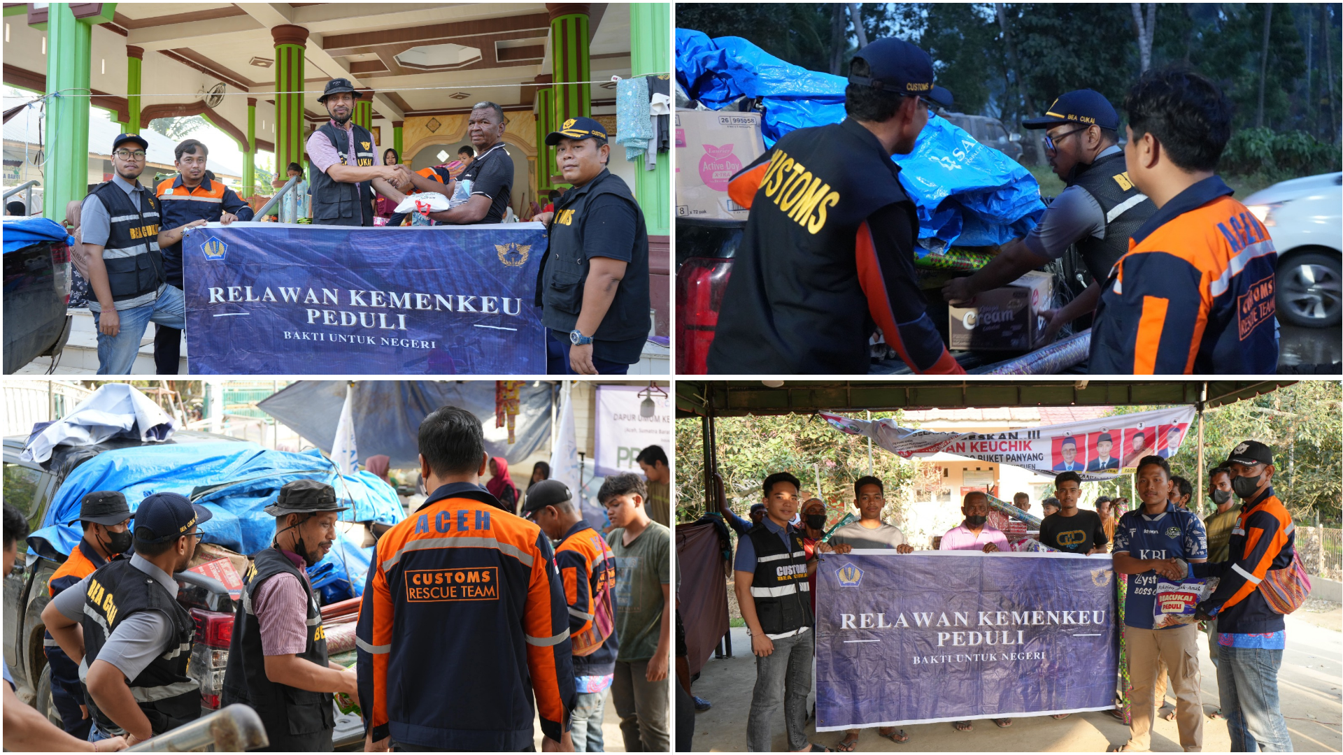 Bea Cukai Lhokseumawe Pimpin Penyaluran Bantuan Logistik ke Bireuen