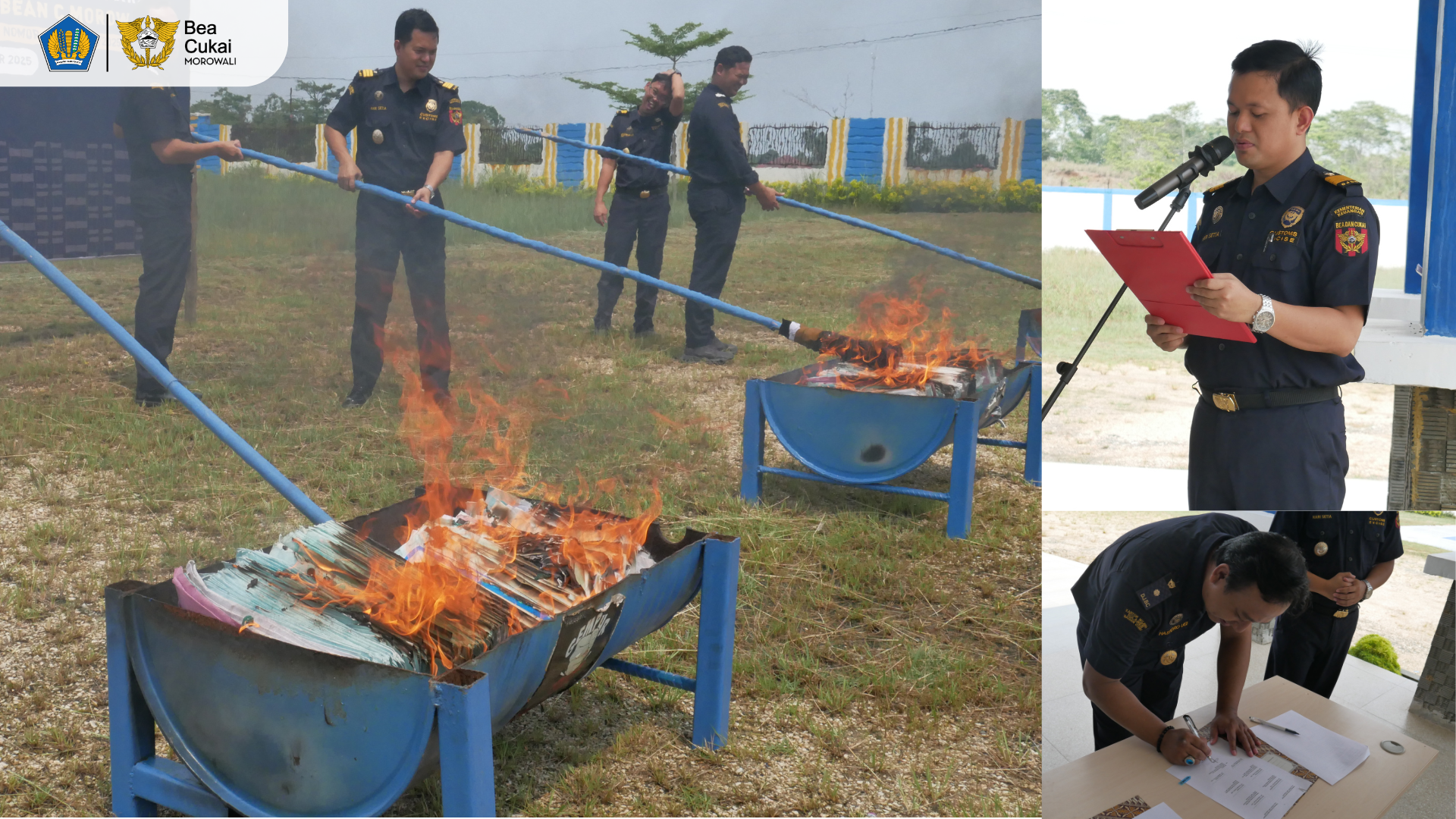 PEMUSNAHAN DAN PENGHAPUSAN 622 BUNDEL ARSIP PADA KPPBC TMP C MOROWALI