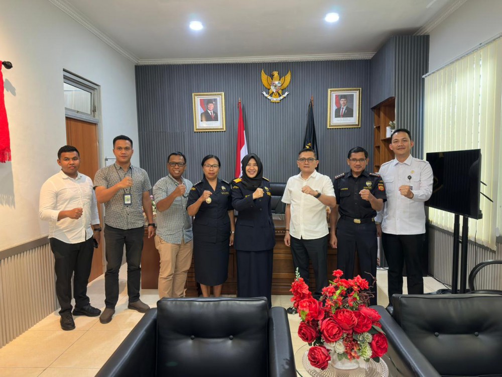 Perkuat Pengawasan Perbatasan, Kanwil Bea Cukai Maluku dan Bea Cukai Ambon Terima Kunjungan Kepala Kanwil Imigrasi Maluku