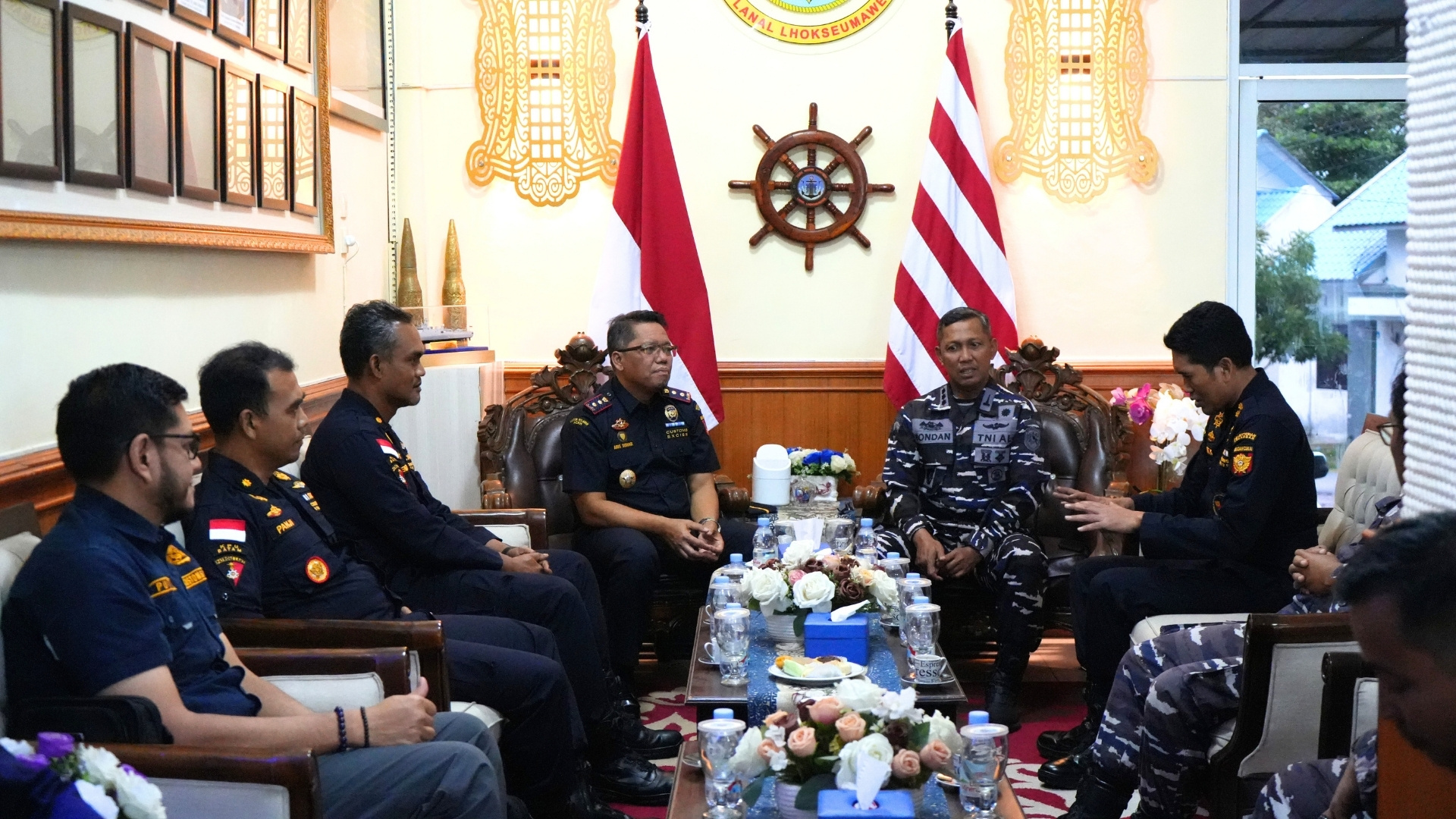 Bea Cukai Lhokseumawe dan TNI AL Tingkatkan Sinergi untuk Perkuat Pengawasan Laut Lhokseumawe