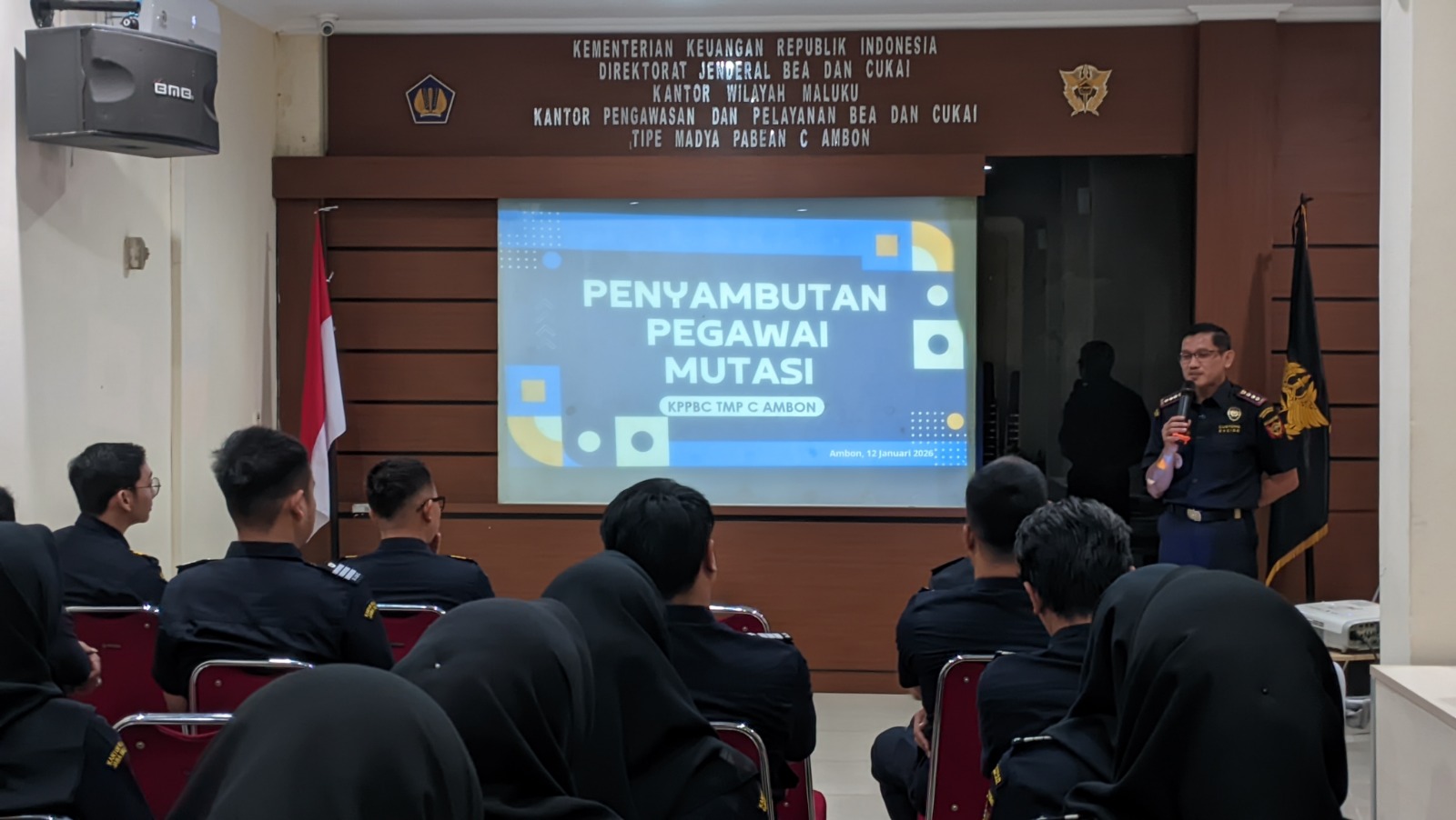 Semarak Penyambutan Pegawai Baru Bea Cukai Ambon