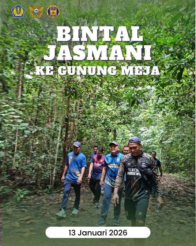 Bea Cukai Manokwari Awali Tahun 2026 dengan Pembinaan Mental di Taman Nasional Gunung Meja, Manokwari