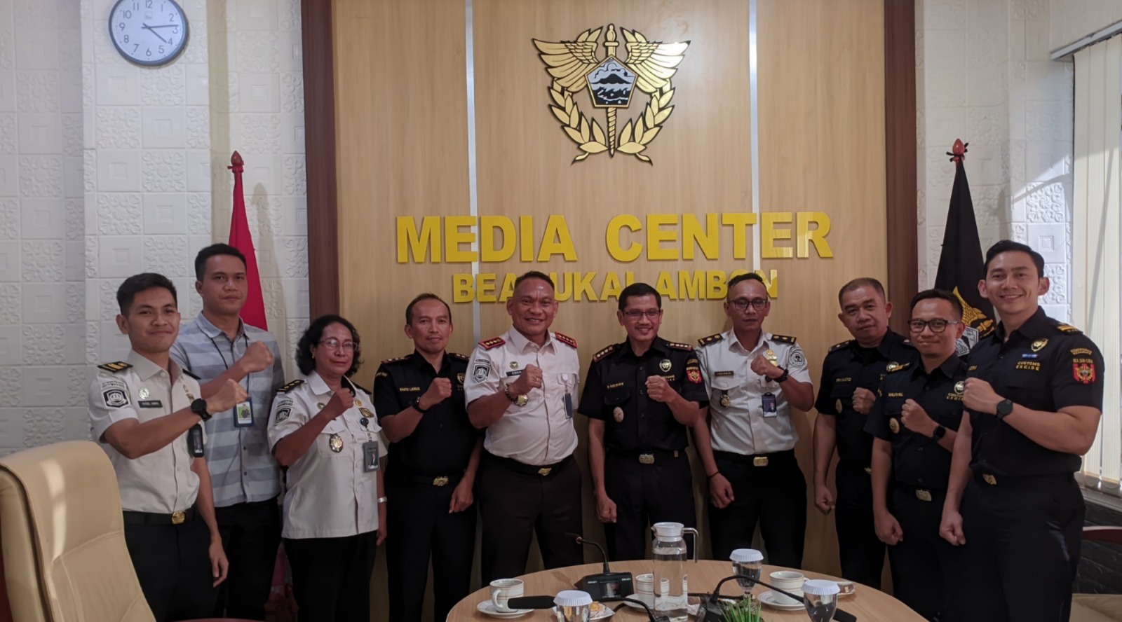 Perkuat Sinergi CIQ, Bea Cukai Ambon Terima Kunjungan Kepala Kantor Imigrasi Ambon