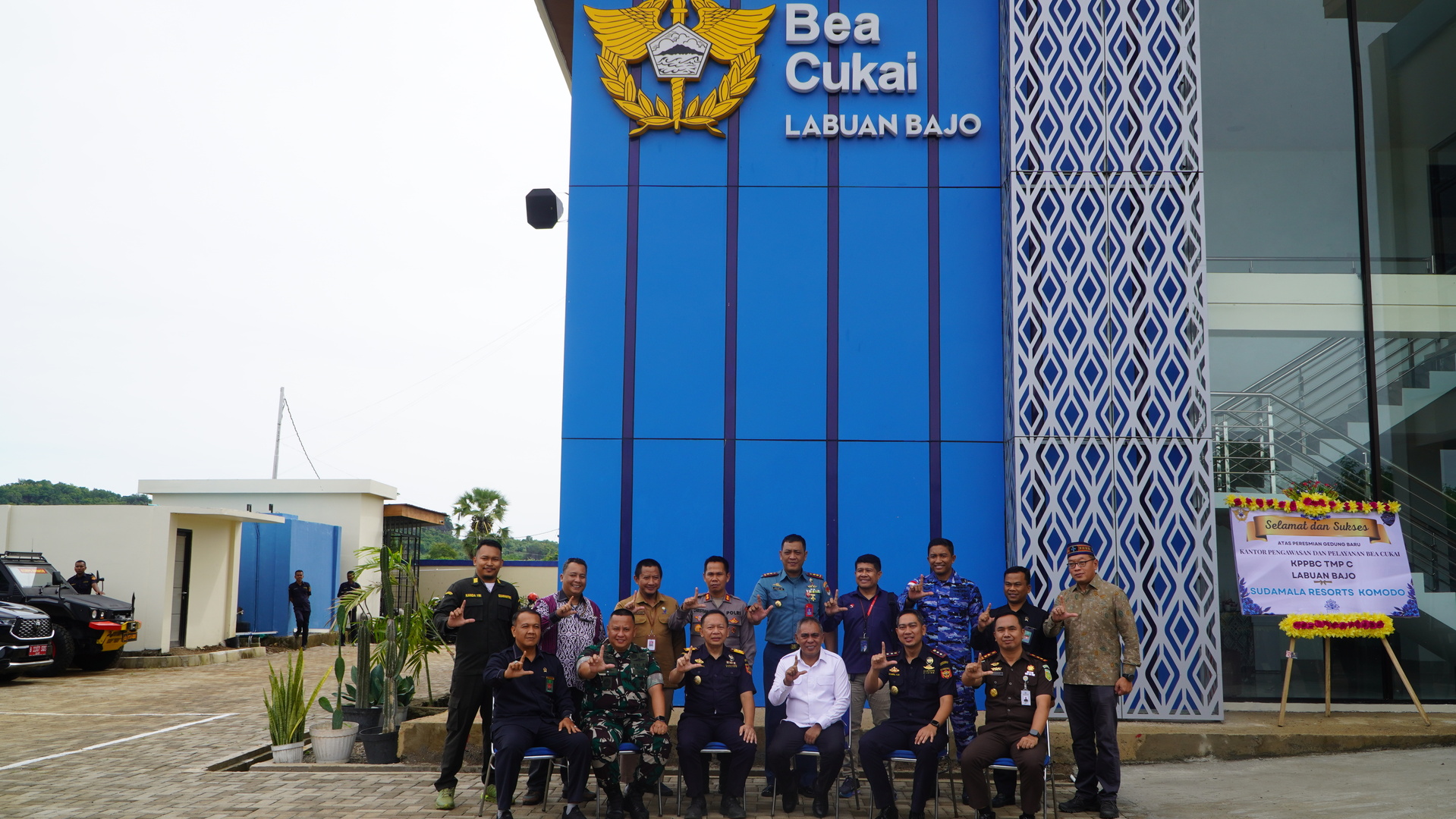 Peresmian Gedung Kantor Bea Cukai Labuan Bajo