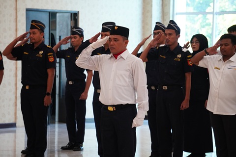 Upacara Peringatan Hari Lahir Pancasila Tahun 2025 Bersama Perwakilan Kementerian Keuangan Provinsi NTB