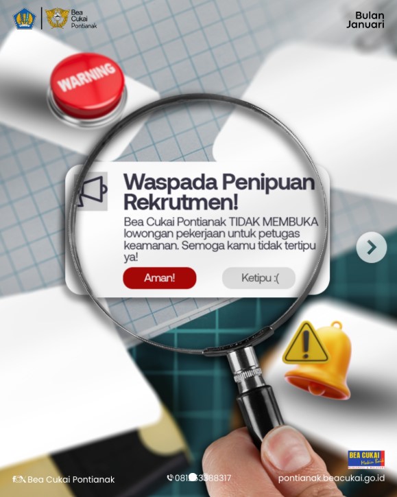 WASPADA PENIPUAN REKRUTMEN