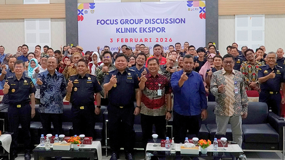 Perkuat Daya Saing UMKM di Banten,  Bea Cukai Fasilitasi FGD Klinik Ekspor