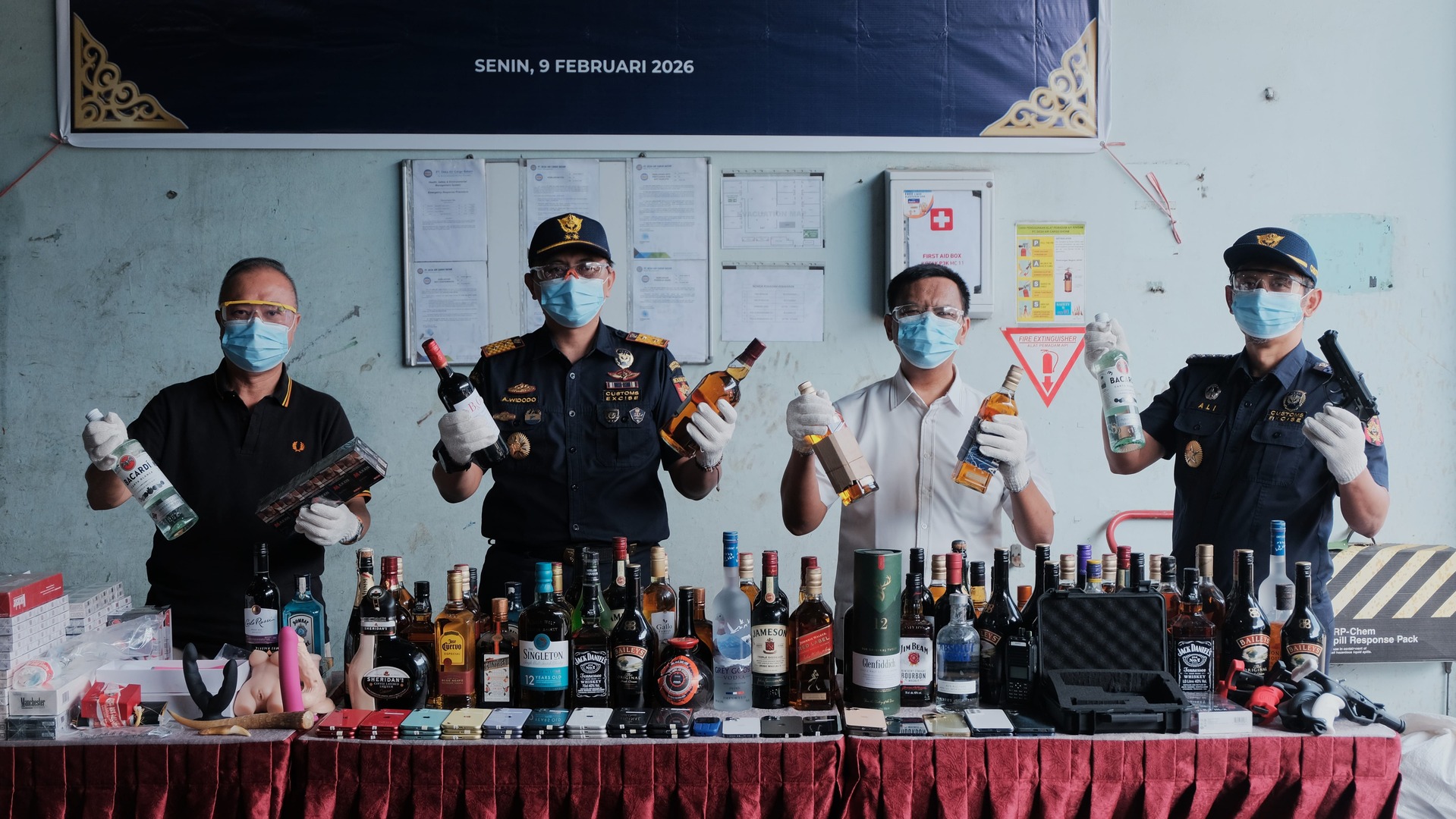 Bea Cukai Batam Musnahkan 103,27 Ton Barang Ilegal Hasil Penindakan