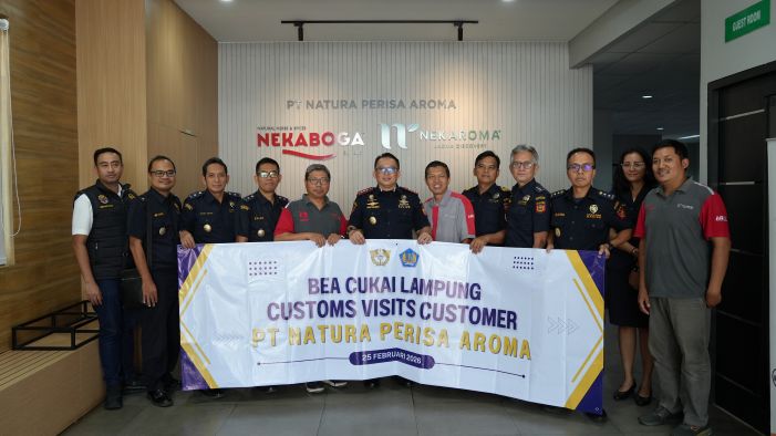 Bea Cukai Lampung Gelar Customs Visit Customer ke PT Natura Perisa Aroma, Dorong Optimalisasi Fasilitas Kawasan Berikat
