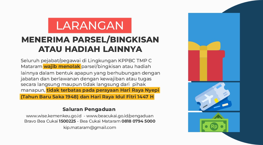 Larangan Menerima Parsel