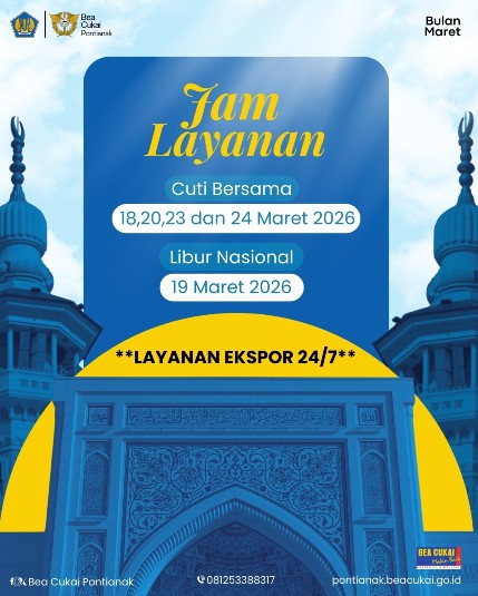 Jam Layanan Bea Cukai Pontianak