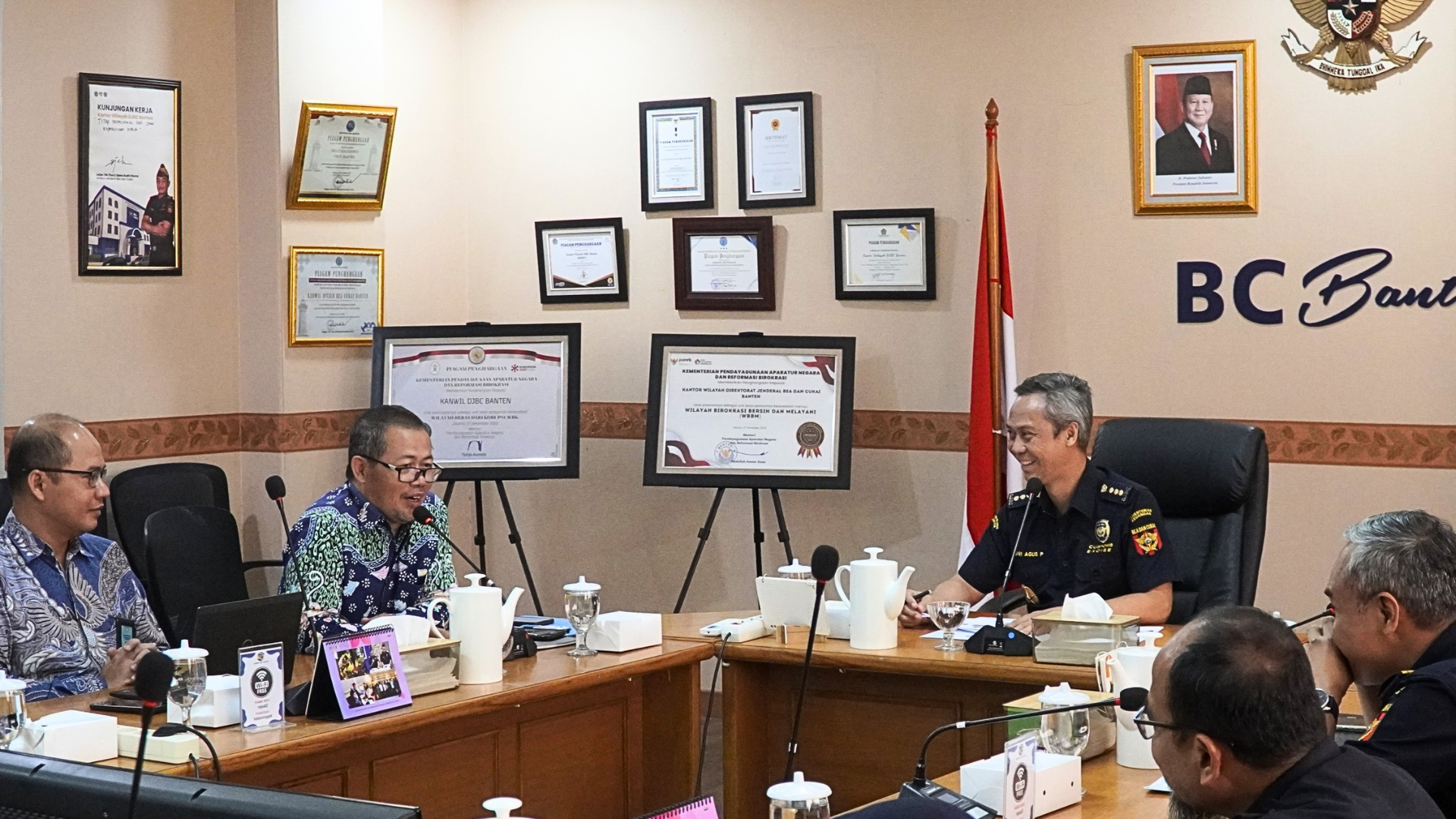 KSAP DPR RI Lakukan Studi Tiru WBBM ke Bea Cukai Banten