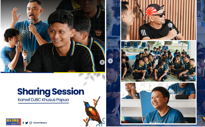 Sharing Session Public Speaking  Kanwil Bea Cukai Papua
