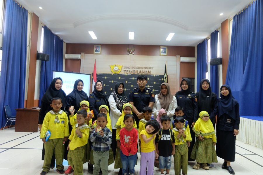 PAUD Miftah Al Ulum Kunjungi Bea Cukai Tembilahan, Kenalkan Tugas Kepabeanan Sejak Dini
