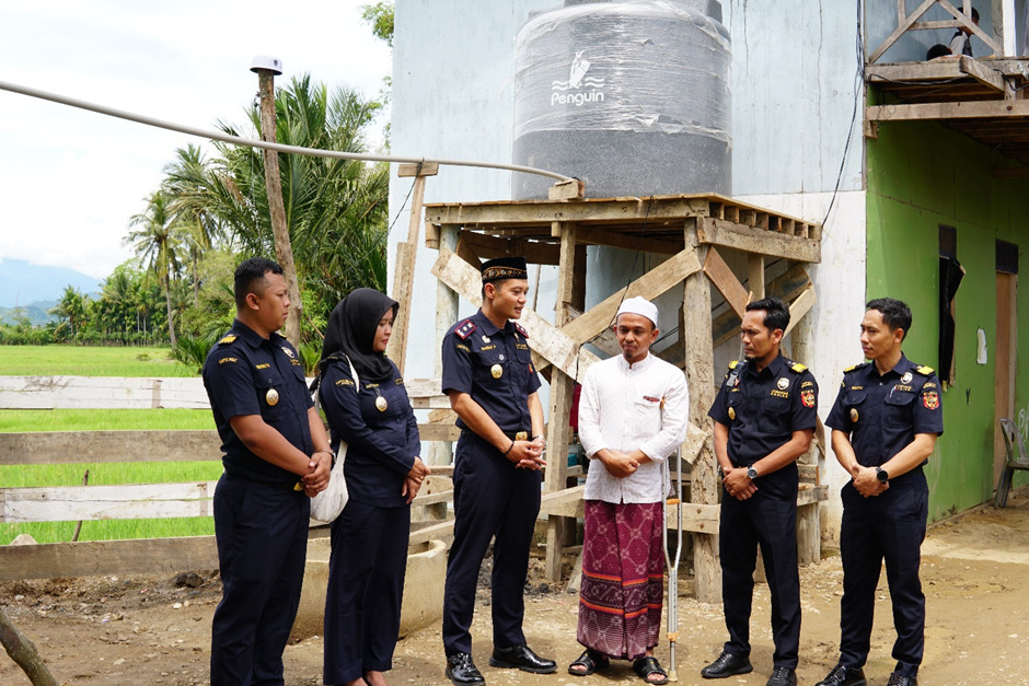 Bea Cukai Banda Aceh Melalui Bea Cukai Peduli Resmikan Bantuan Sumur Bor untuk Dayah/Pesantren di Kabupaten Pidie Jaya
