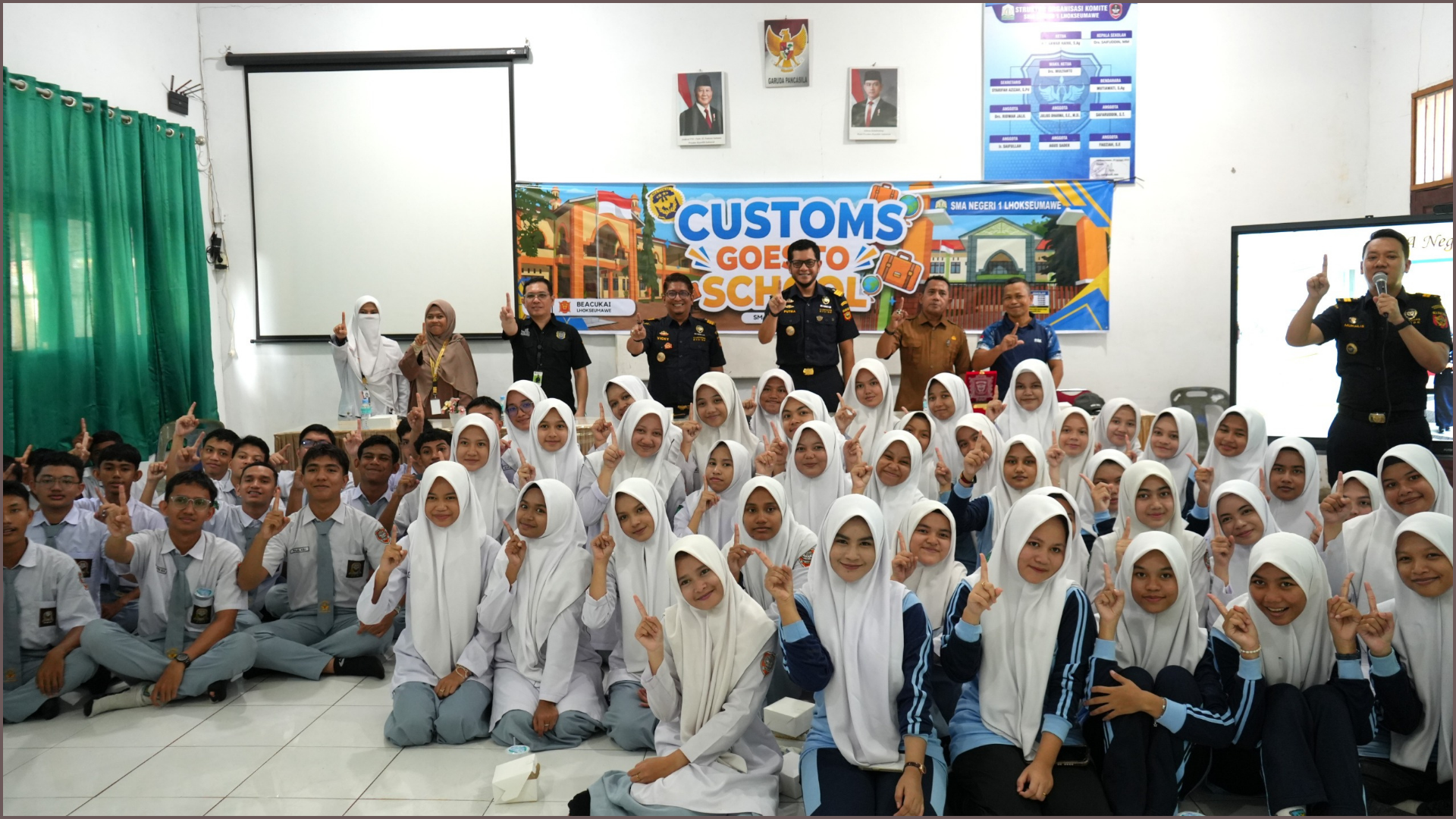 Bea Cukai Lhokseumawe Edukasi Generasi Muda soal Fiskal dan Bahaya Barang Ilegal Lewat Customs Goes To School