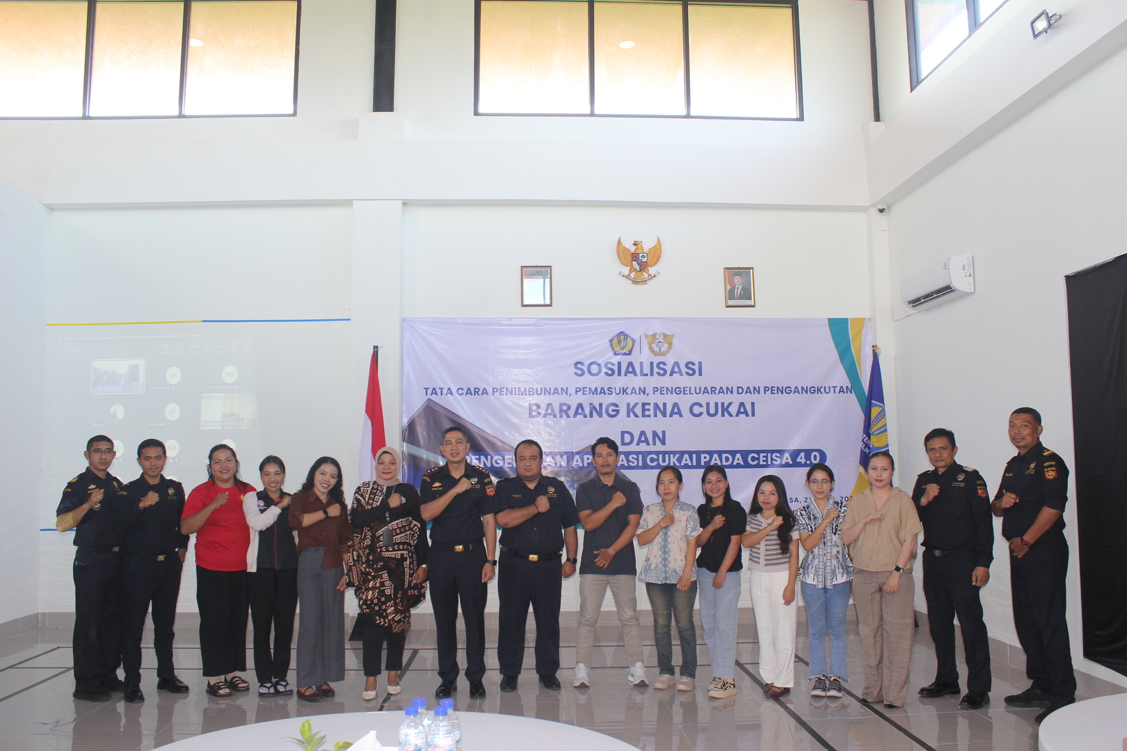 Sosialisasi Tata Cara Penimbunan, Pemasukan, Pengeluaran, dan Pengangkutan Barang Kena Cukai (BKC) serta Pengenalan Aplikasi Cukai pada CEISA 4.0