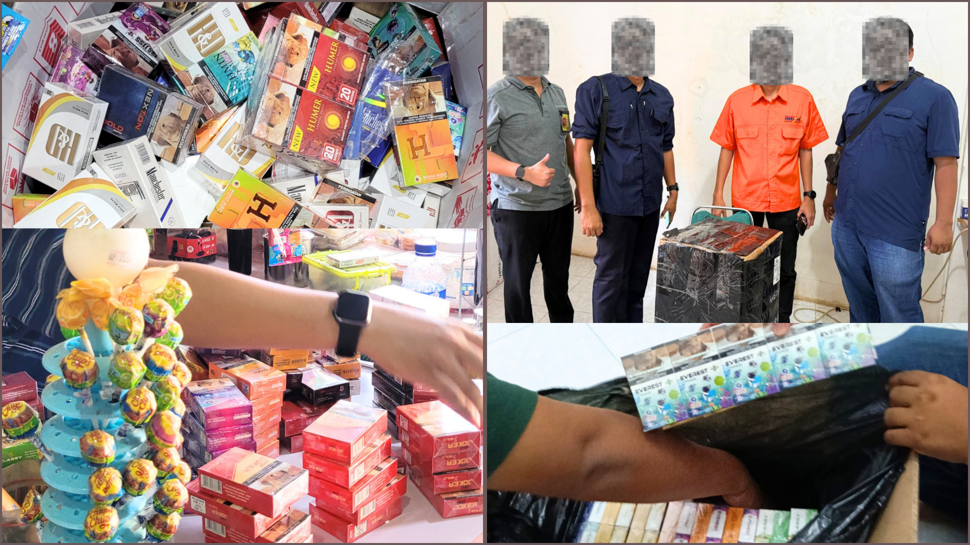 Bea Cukai Banda Aceh Gempur Rokok Ilegal, Amankan 101 Ribu Batang