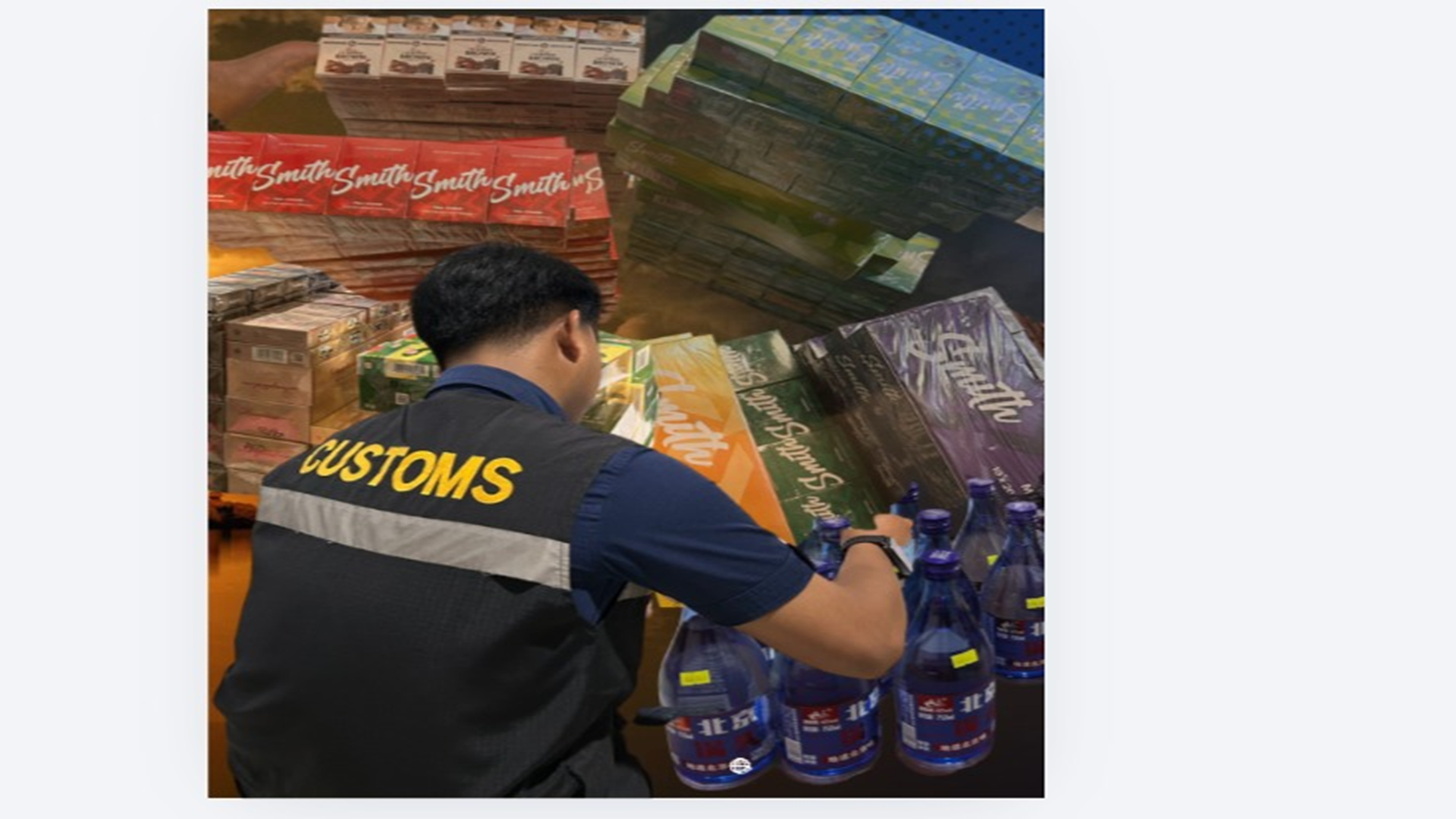 Operasi Gurita :  Cengkeram Peredaran, Bongkar Jaringan Rokok Ilegal di Kawasan Industri PT.SEI