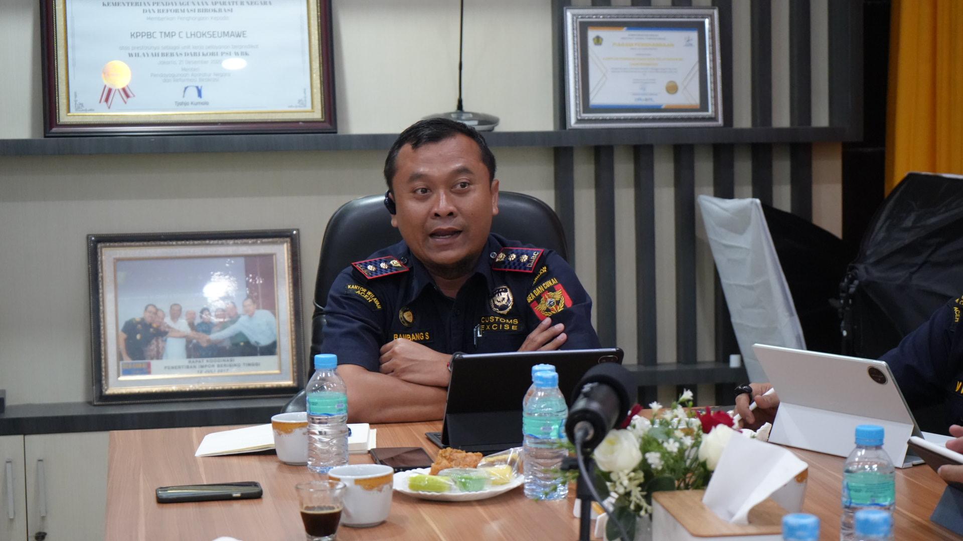 Bea Cukai Lhokseumawe Gelar DKRO, Penerimaan Cukai Lampaui Target 2026