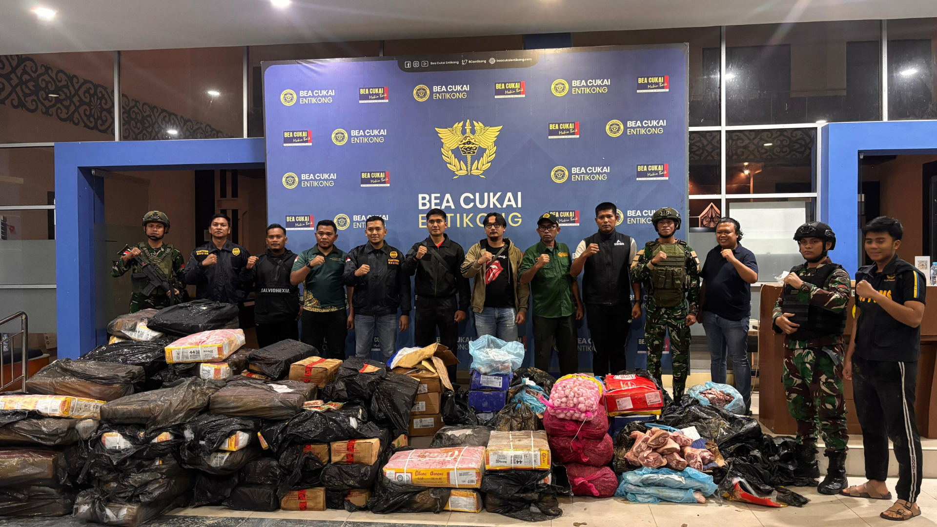 Lindungi Masyarakat dari Risiko Pangan, Bea Cukai Gagalkan Penyelundupan 1,8 Ton Daging Ilegal