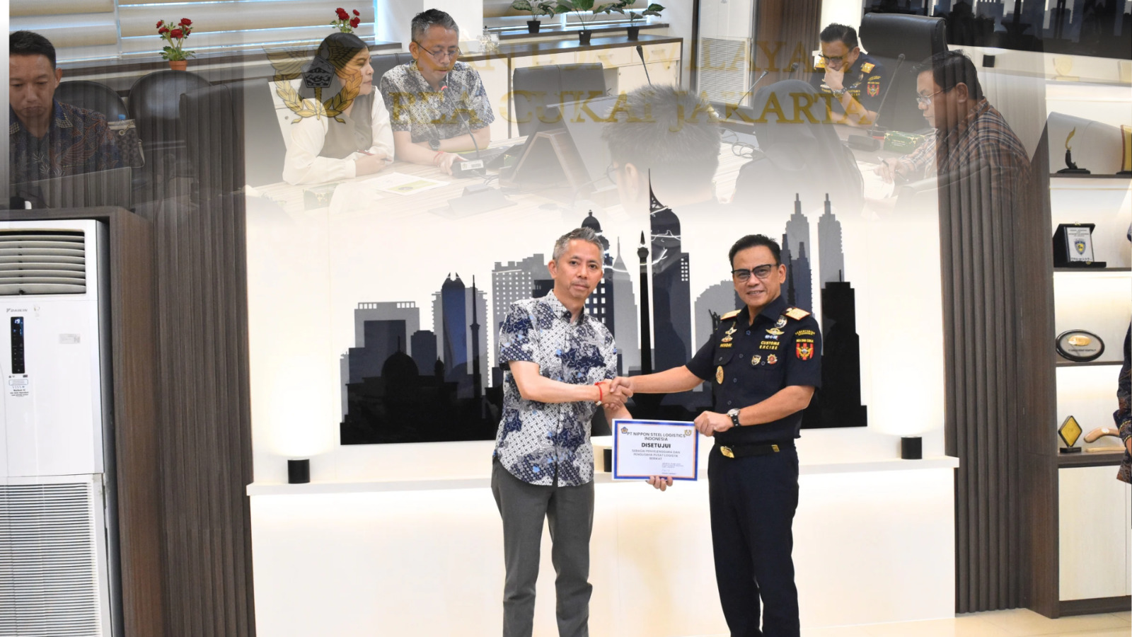 PT Nippon Steel Logistics Indonesia Menerima izin Pengusaha Pusat Logistik Berikat (PLB)