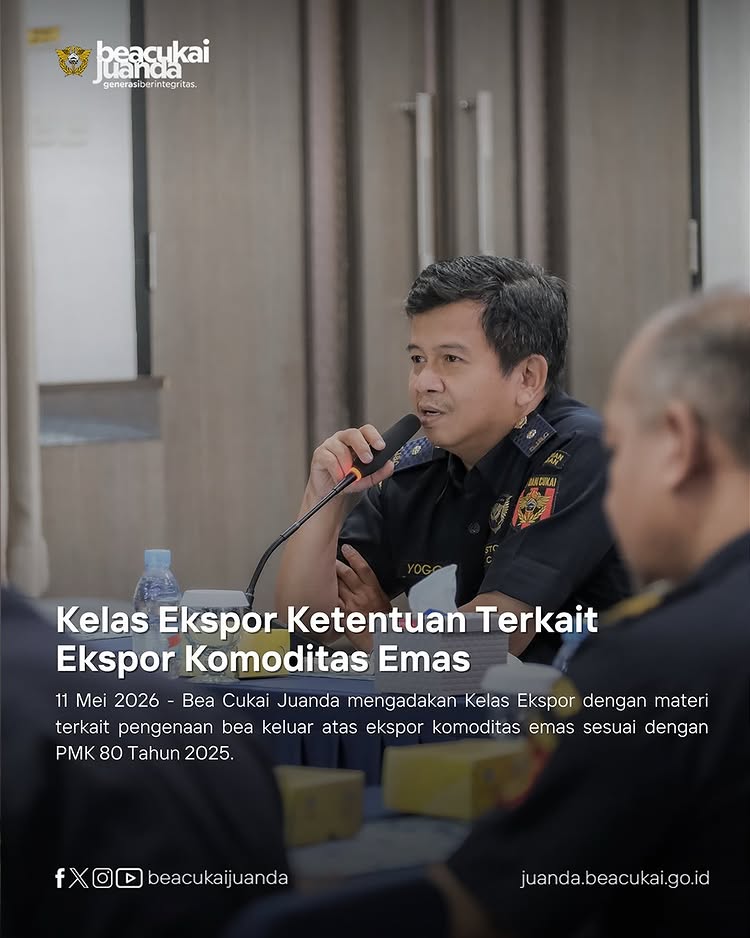 Kelas Ekspor Ketentuan Terkait Ekspor Komoditas Emas