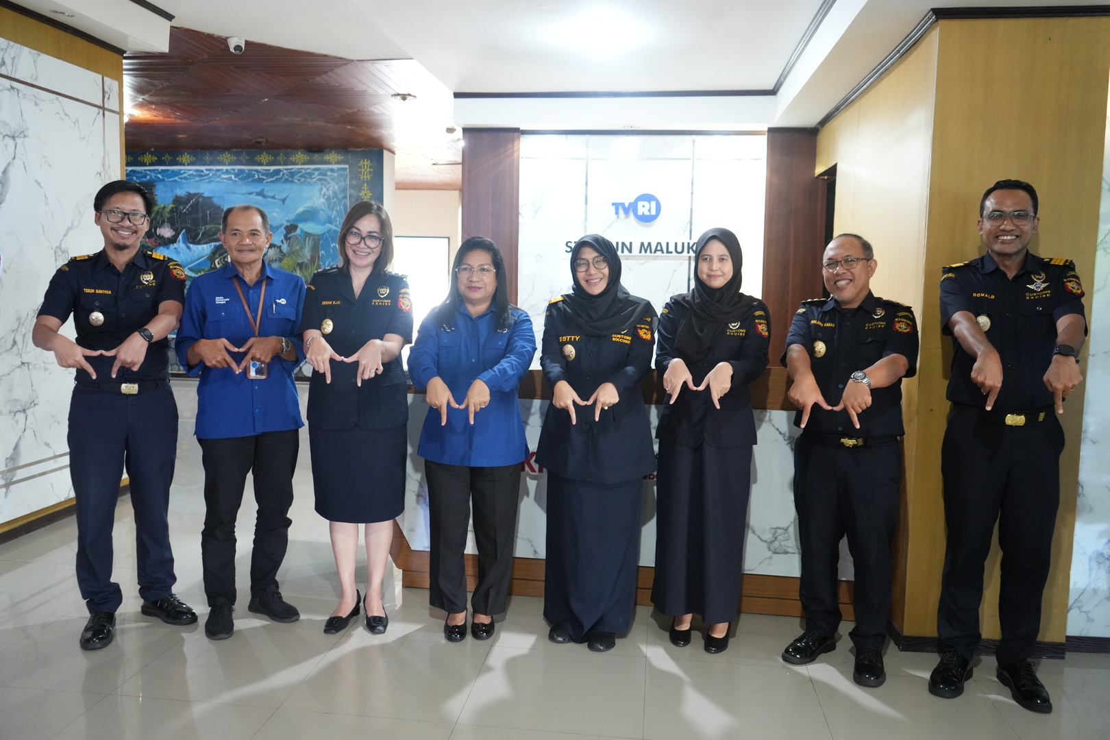 Kunjungan Kerja ke TVRI Maluku
