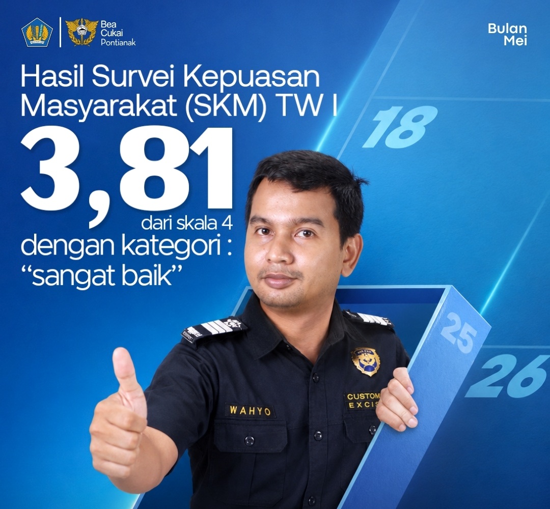 Hasil Survei Kepuasan Masyarakat (SKM) Triwulan I Tahun 2026