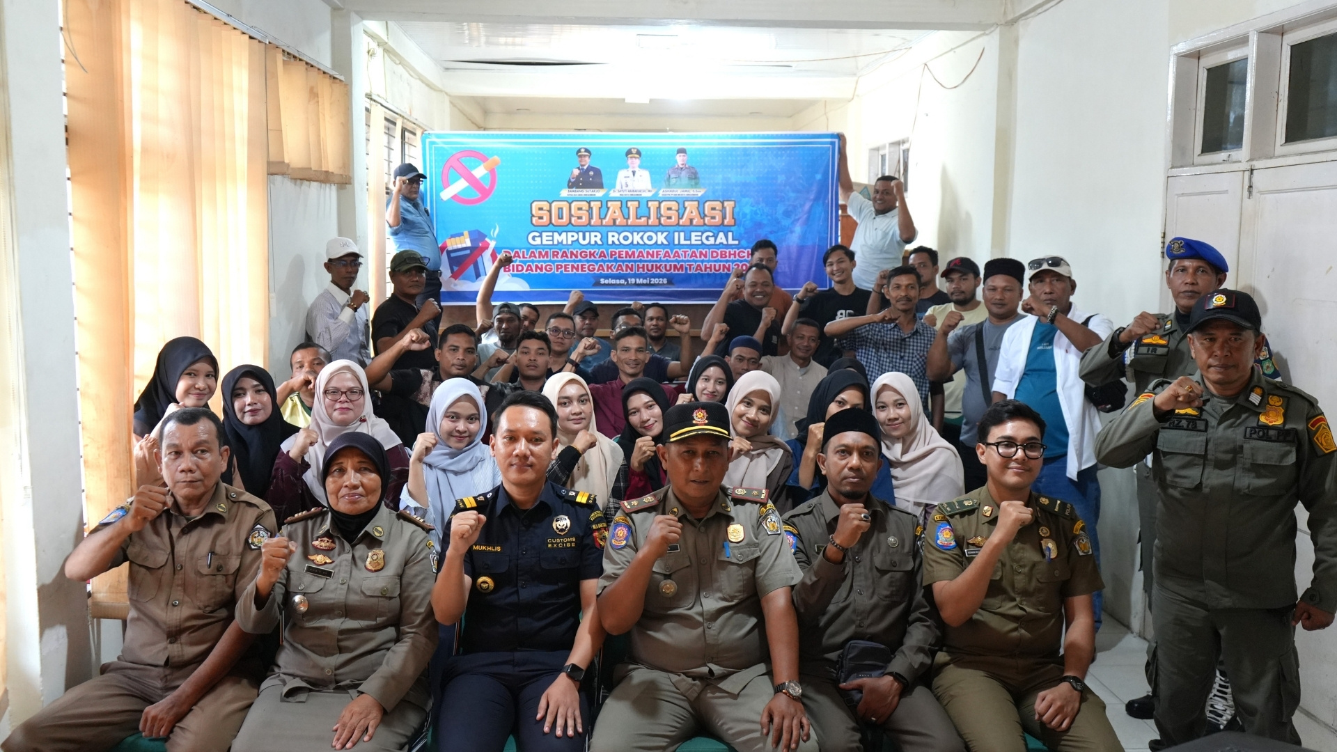 Gempur Rokok Ilegal di Lhokseumawe: Kolaborasi Edukasi Perkuat Sinergi Pengawasan.