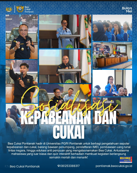 Sosialisasi Kepabeanan dan Cukai di Universitas PGRI Pontianak