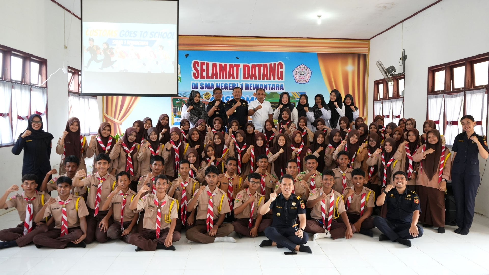 Peringati Hari Kebangkitan Nasional, Bea Cukai Lhokseumawe Edukasi Pelajar Lewat Customs Goes to School