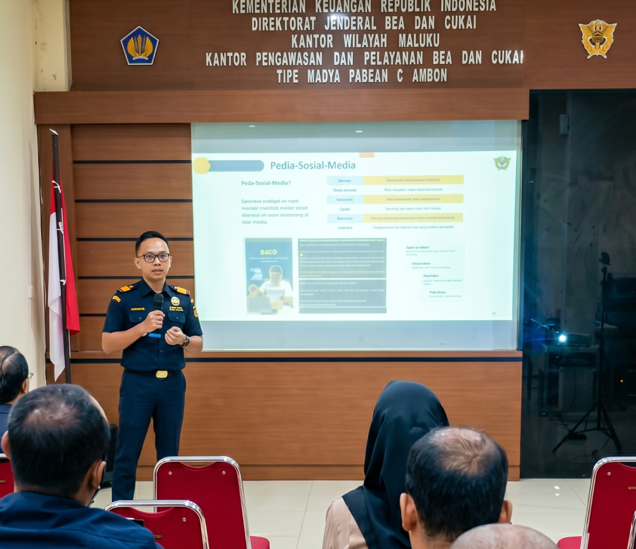 Tingkatkan Keterampilan Publikasi Pegawai, Bea Cukai Ambon Gelar Pelatihan Kehumasan