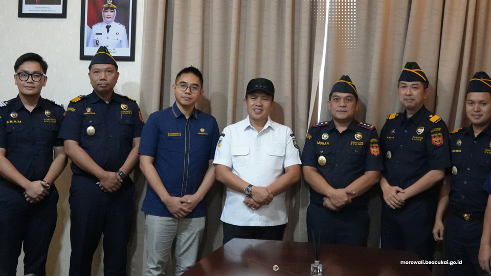 Diskusi Bea Cukai Morowali Bersama Bupati Kabupaten Morowali