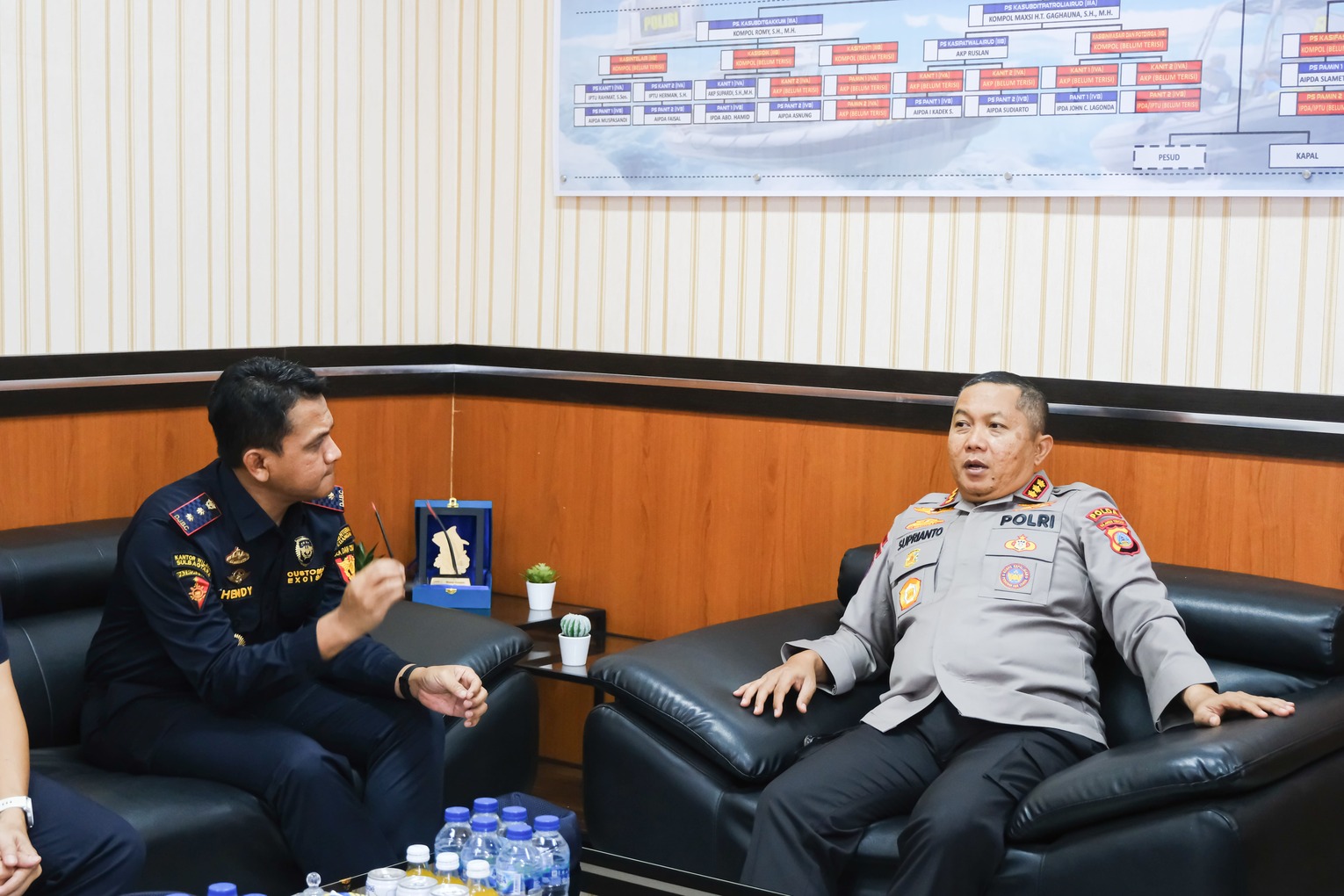 Bea Cukai PSO Pantoloan dan Ditpolairud Sulteng Perkuat Pengawasan Laut